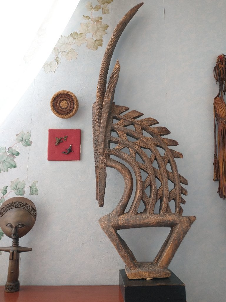 Superbe Tyi-Wara - pièce d'art Bambara Ségou, Collections, Enlèvement