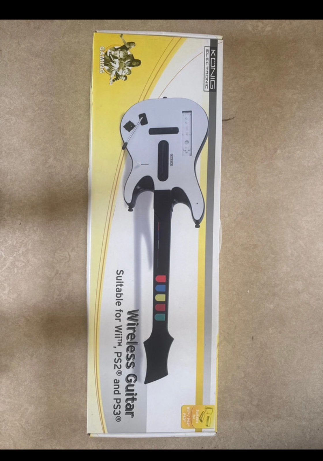 Draadloze gitaar voor op de wii, Ophalen, Zo goed als nieuw