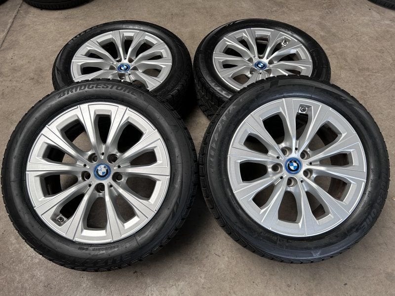 17  inch originele velgen + winterbanden BMW 3 4 serie style, Pneus et Jantes, Pneus hiver, -, 17 pouces