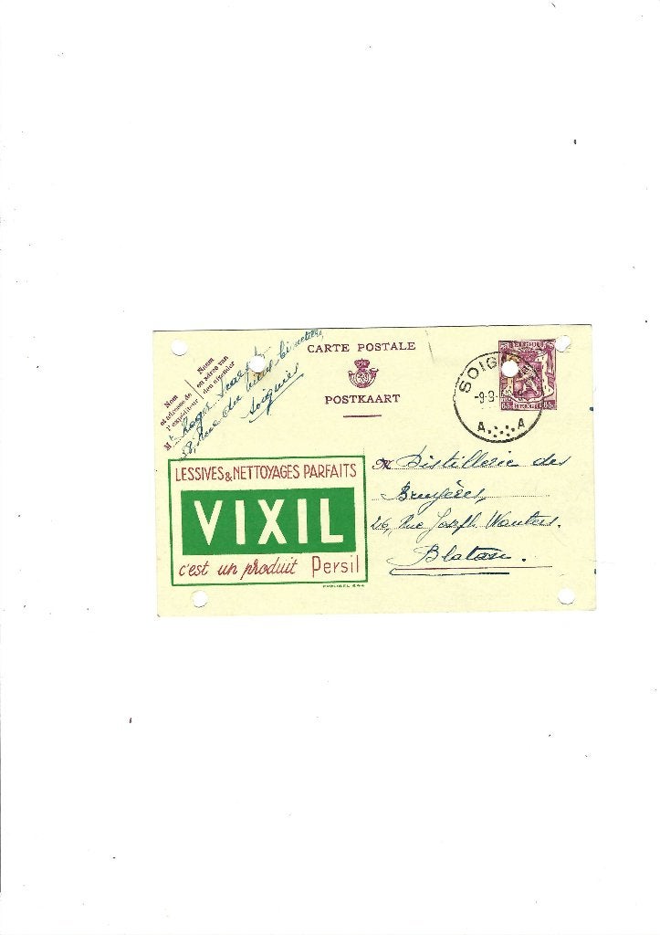 Carte postale Publibel 644, Collections, Envoi, Affranchie
