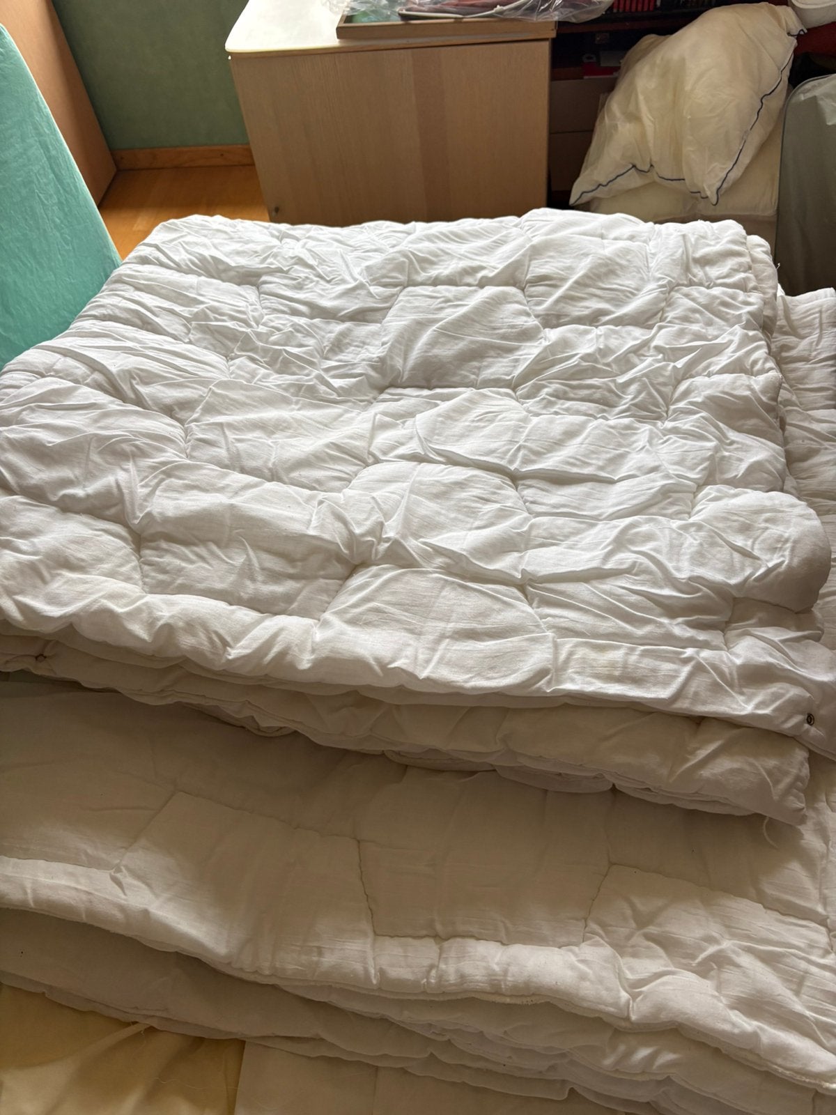 Couette 2x2 m, Enlèvement