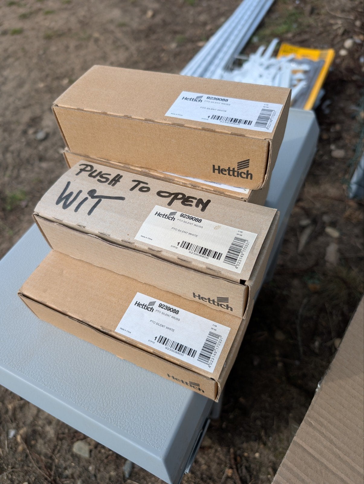 push to open slotjes, Doe-het-zelf en Bouw, Ophalen of Verzenden, Nieuw, 50 tot 100 mm, Overige typen