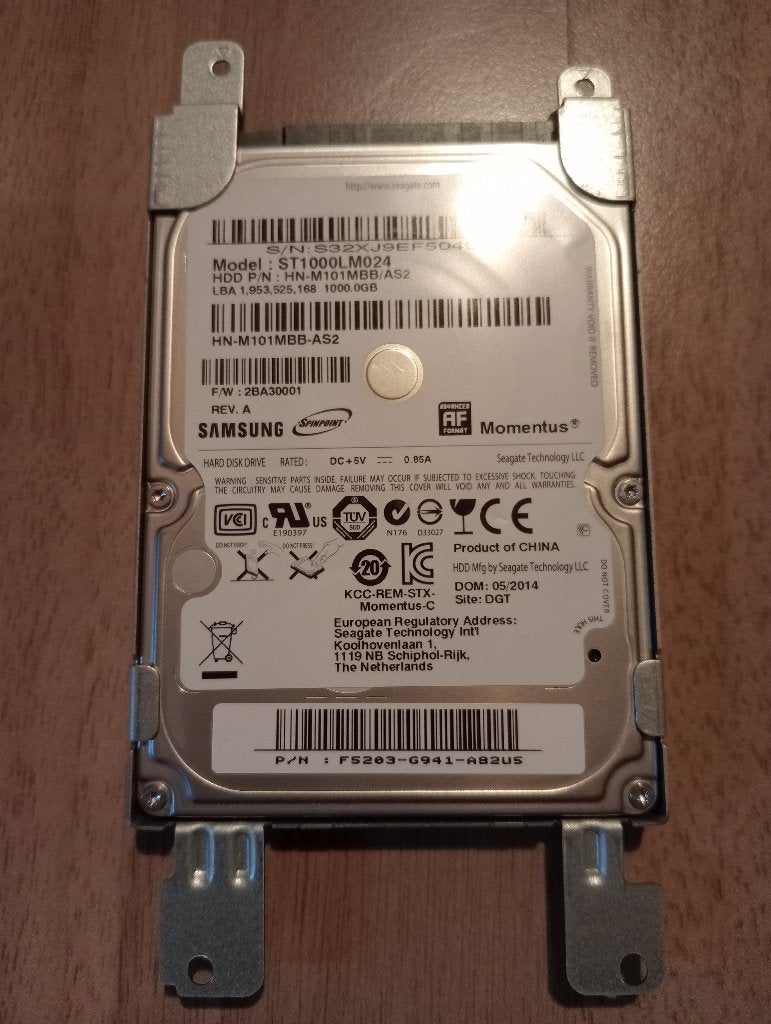 Seagate HDD Intern Laptop, Computers en Software, Harde schijven, Intern, Gebruikt, Ophalen of Verzenden, Seagate