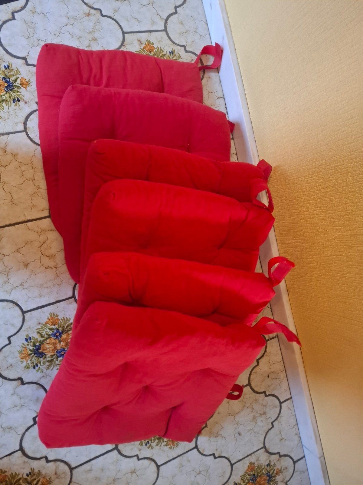 6 coussins de siège, Enlèvement, Utilisé