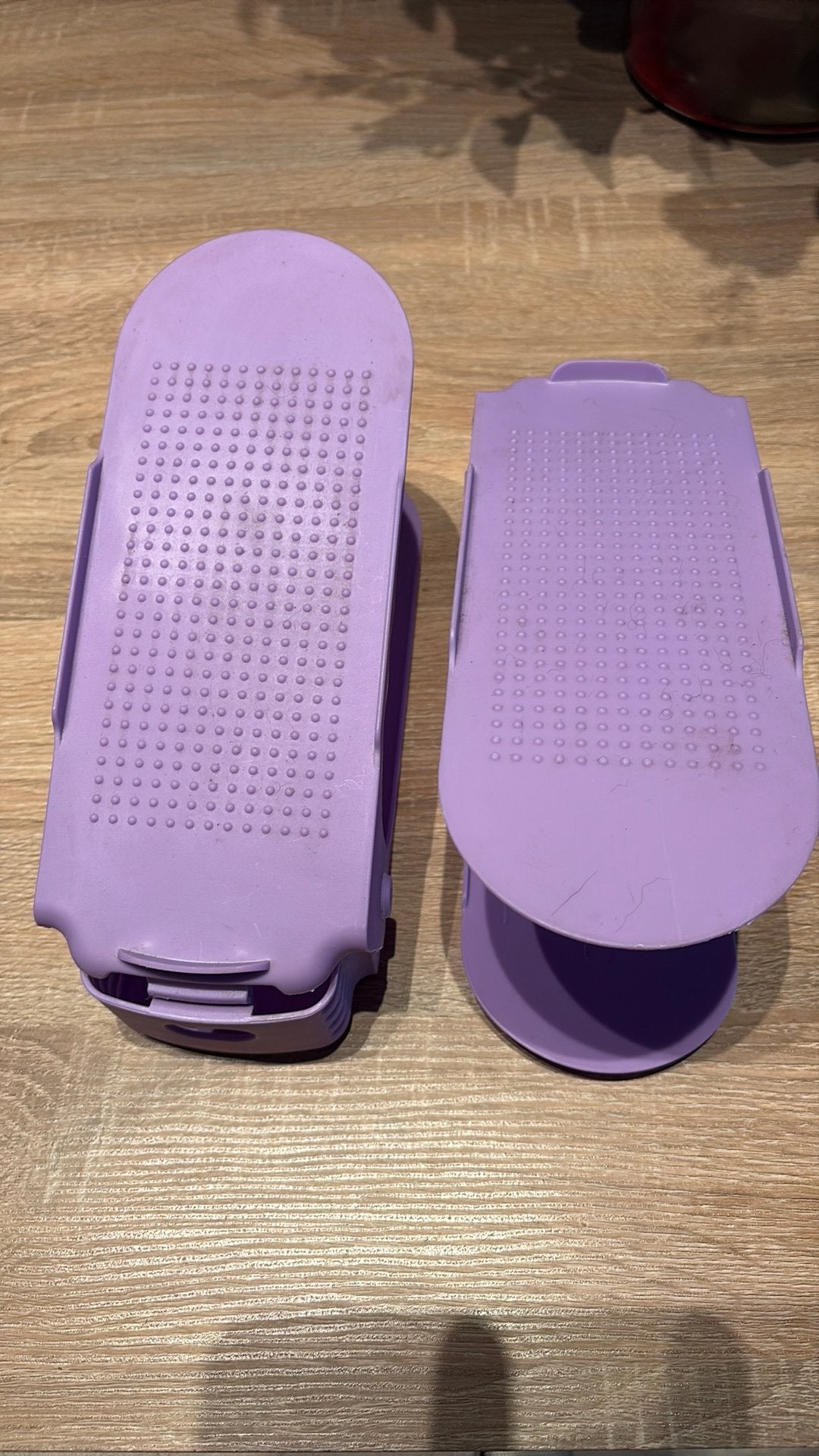 Houders voor schoenen, Ophalen, Zo goed als nieuw, Paars, Overige materialen