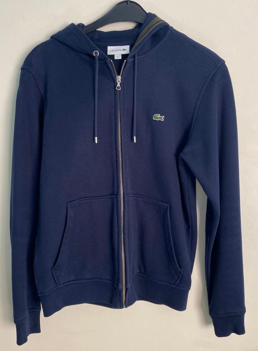 Gilets Lacoste, Enlèvement ou Envoi, Comme neuf, Taille 46 (S) ou plus petite, Bleu