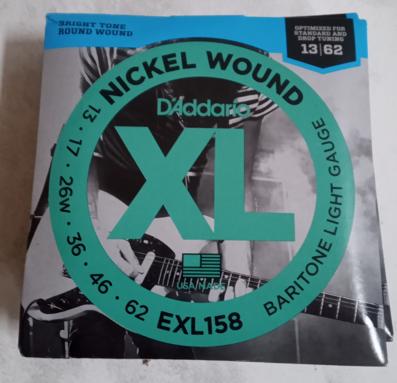 Gitaarsnaren D'Addario XL EXL158 Baritone (NIEUW), Musique & Instruments, Instruments | Accessoires, Neuf, Enlèvement ou Envoi