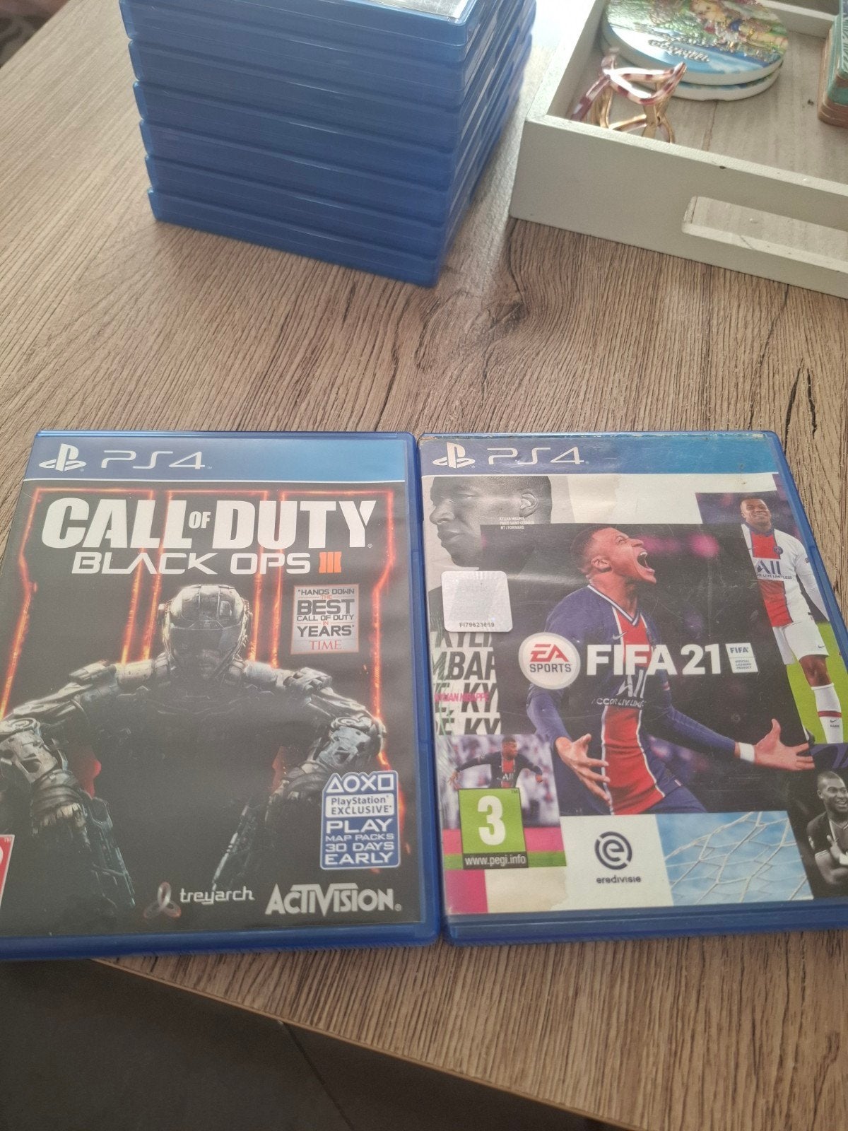 Fifa 21 en Call of Duty black opps 3, Ophalen