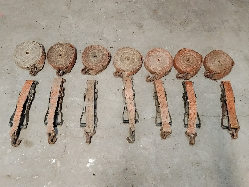 spanriemen 9m 5€/stuk, Doe-het-zelf en Bouw, Ophalen, Gebruikt, Overige typen