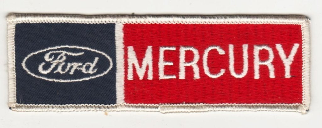 auto-embleem " geweven opnaai embleem - MERCURY, Auto's, Particulier, Stof, Te koop, Overige modellen