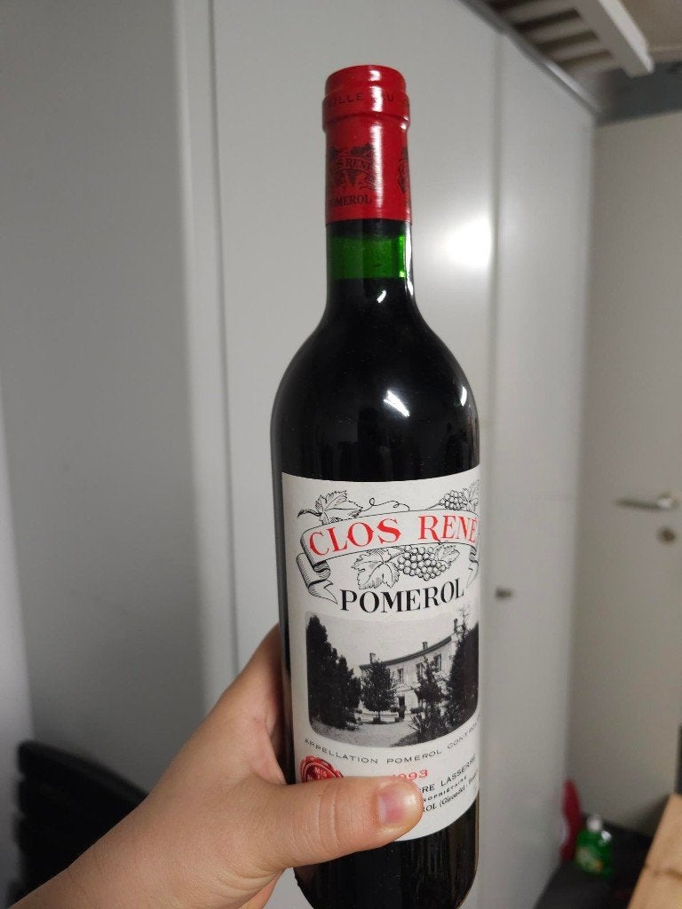 6 Bouteilles Pomerol Clos René (Rouge) 1993, Enlèvement, Neuf, Vin rouge
