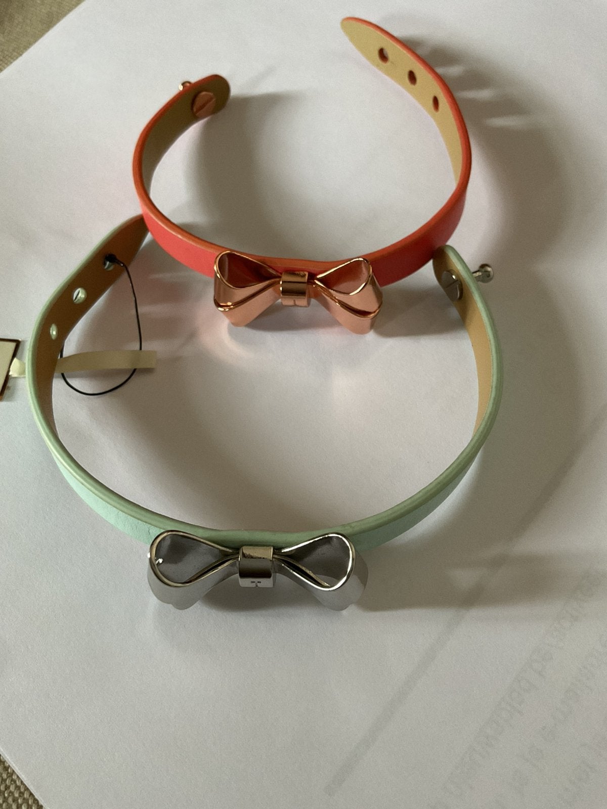 Nieuw! 2 lederen armbandjes voor meisjes Ted Baker, Ophalen of Verzenden, Nieuw, Rood