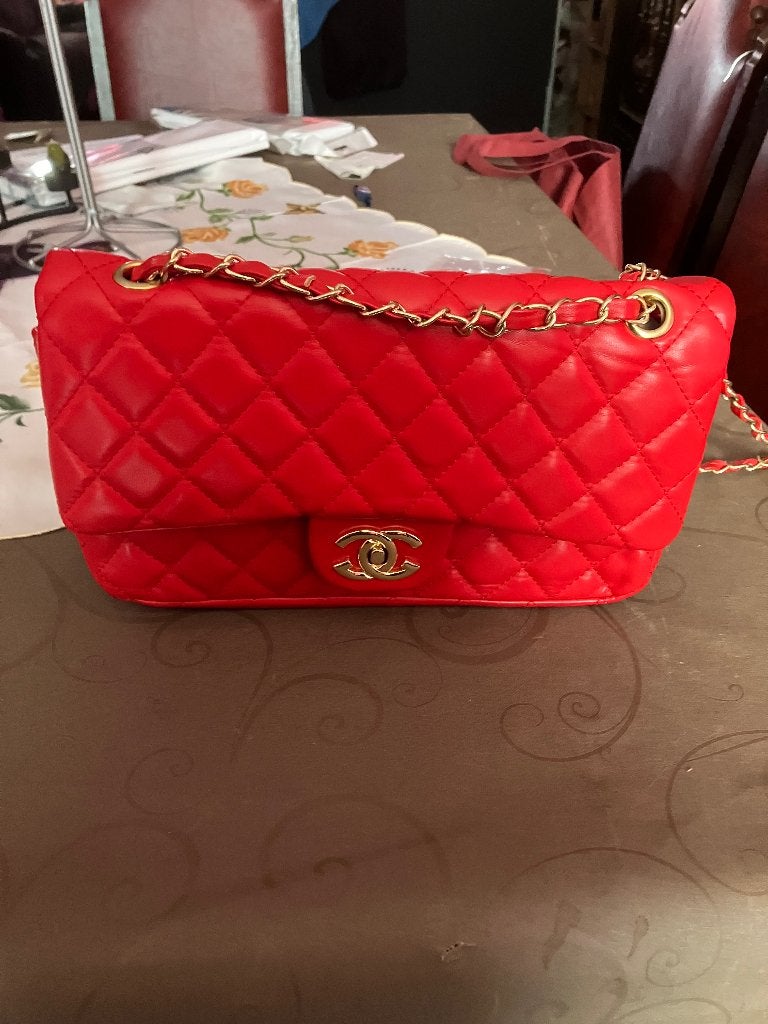 Handtas 27 x 18cm, Enlèvement ou Envoi, Neuf, Rouge, Sac à main