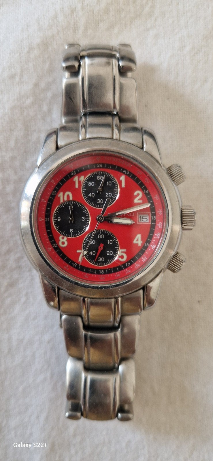 Homme : Montre en Acier inoxydable, Enlèvement ou Envoi, Acier, Montre-bracelet, Acier