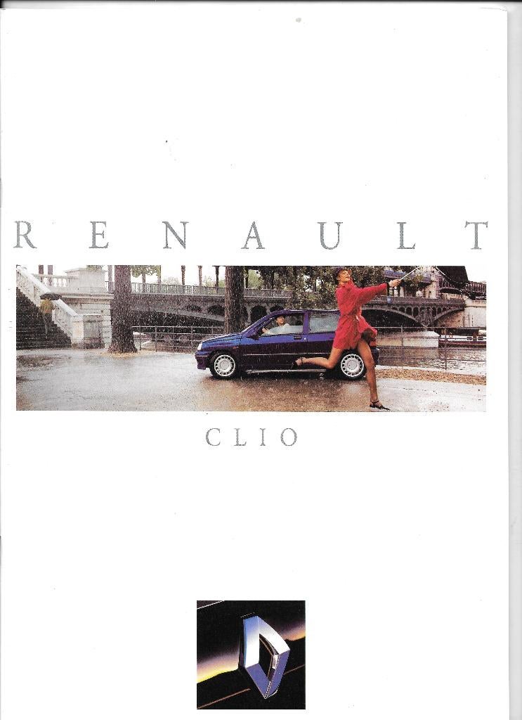 RENAULT CLIO  1993, Livres, Autos | Brochures & Magazines, Enlèvement ou Envoi, Comme neuf, Renault