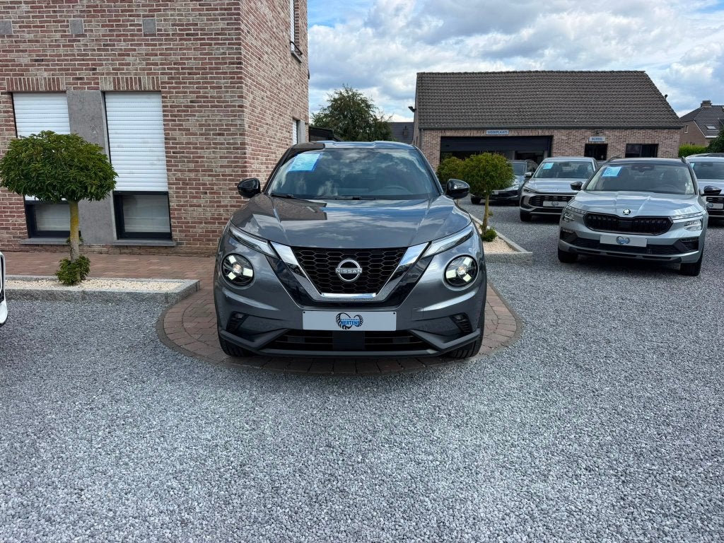Nissan Juke 1.0 DIG-T 114PK DCT N-Connecta + COLD/PACK NIEUW, Automaat, Leder en Stof, Bedrijf, 5 zetels