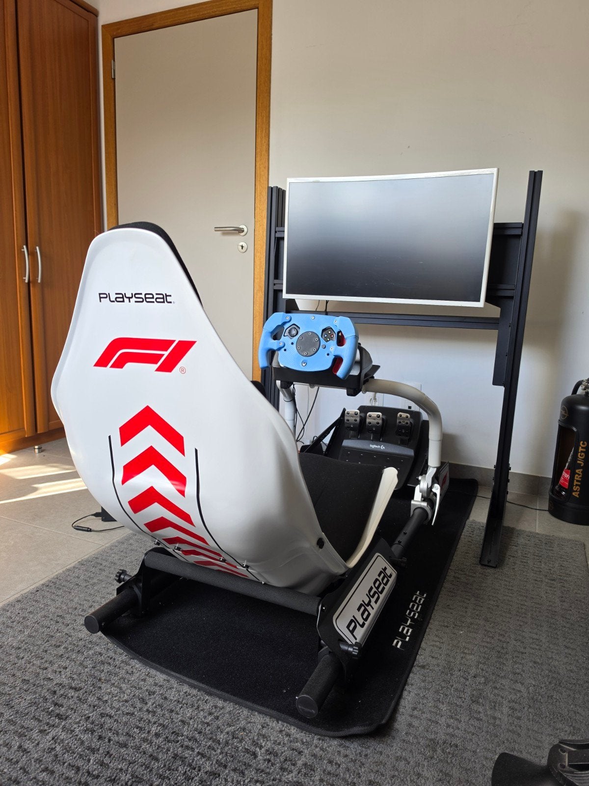 Playseat f1 met scherm en staander, Ophalen, Racestoel, Force feedback, Xbox