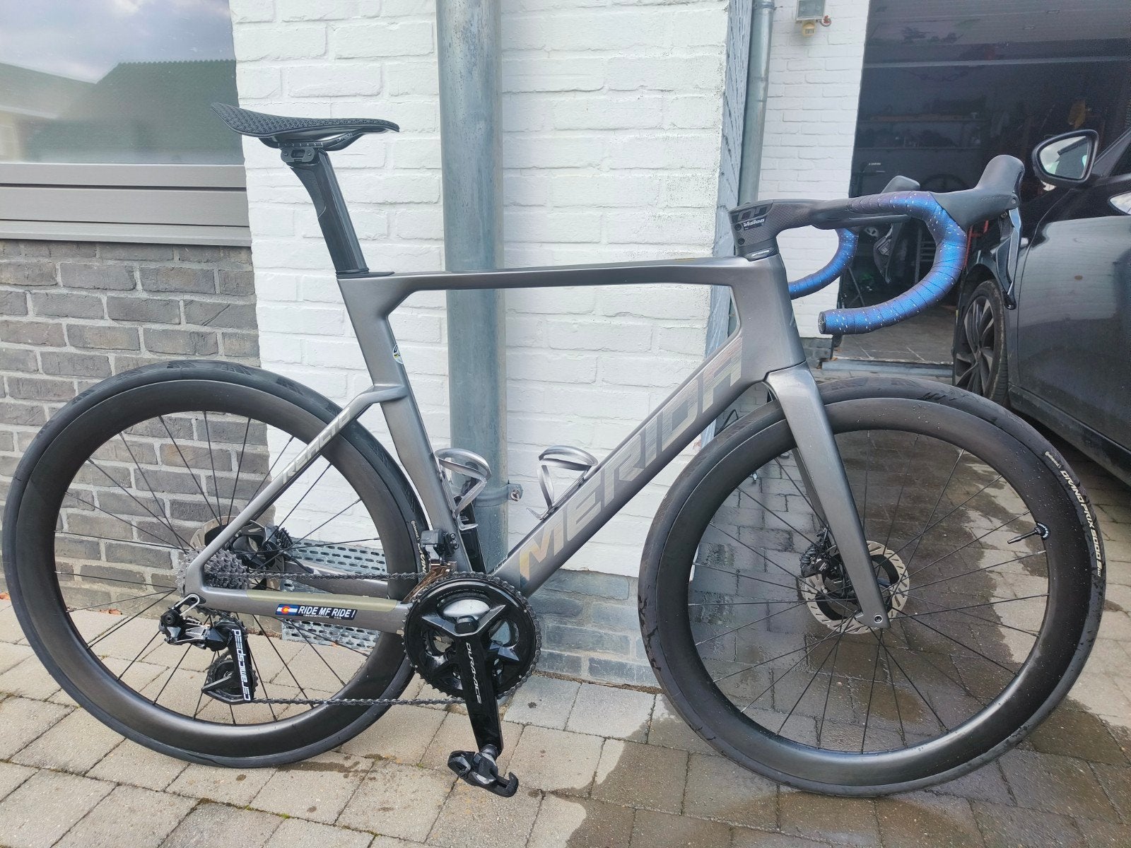 Merida Reacto team CF5, maat large (zonder wielen) goed leze, 28 inch, 10 tot 15 versnellingen, Zo goed als nieuw, 57 tot 61 cm