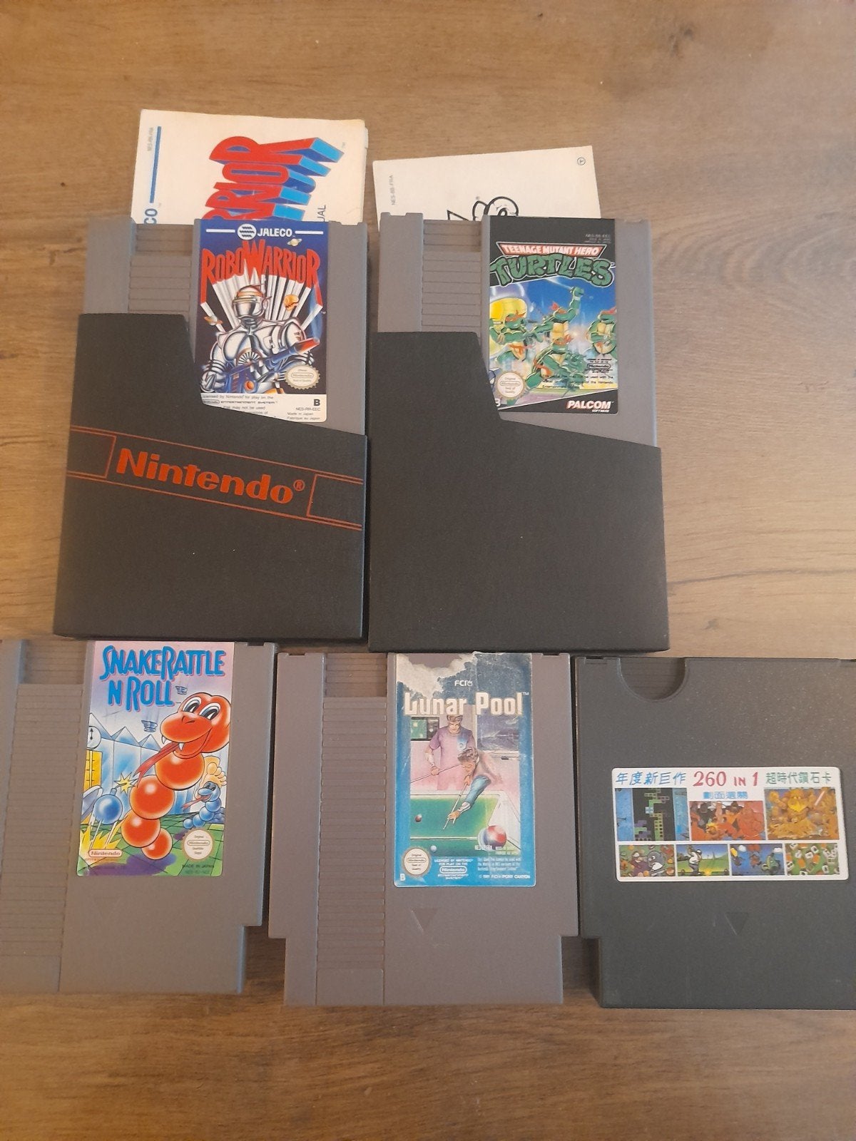 Lot de jeux Nintendo Nes, Ophalen