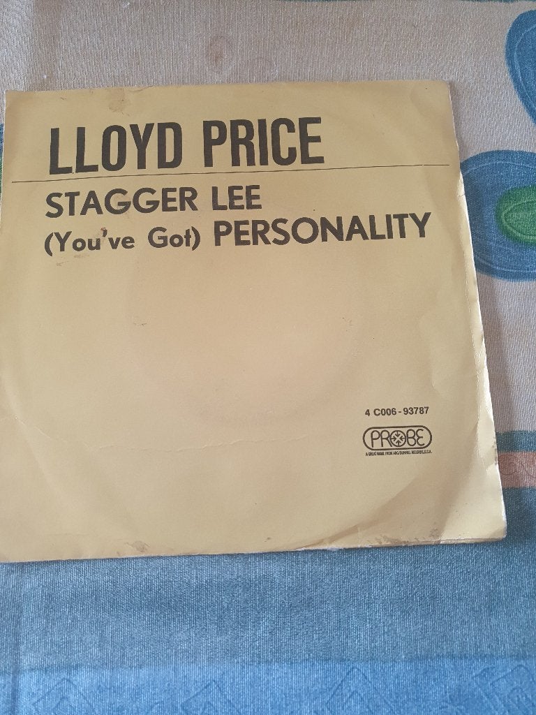 S - Lloyd Price – Stagger Lee  Personality, Cd's en Dvd's, 7 inch, Ophalen of Verzenden, Zo goed als nieuw, EP