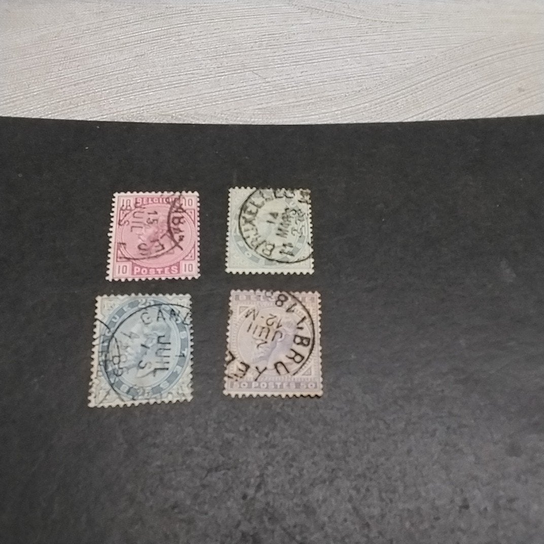 BELGIE 38/41 gestempeld met cote 100,00 €, Ophalen of Verzenden, Gestempeld