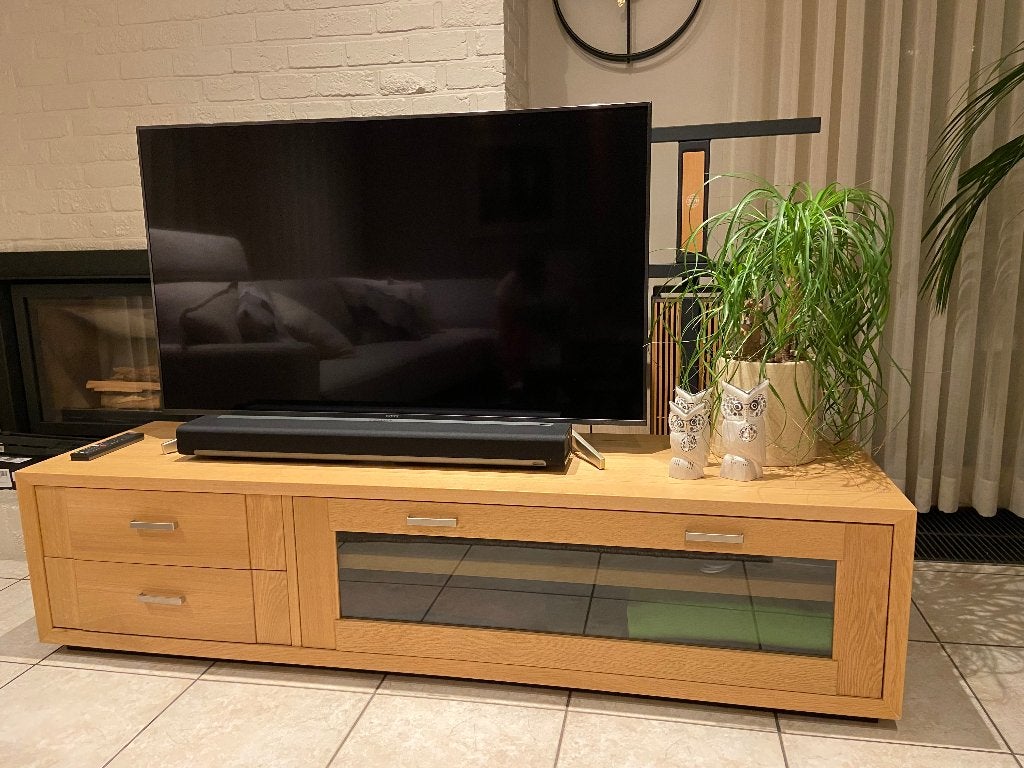 TV meubel, Ophalen, Zo goed als nieuw, Eikenhout