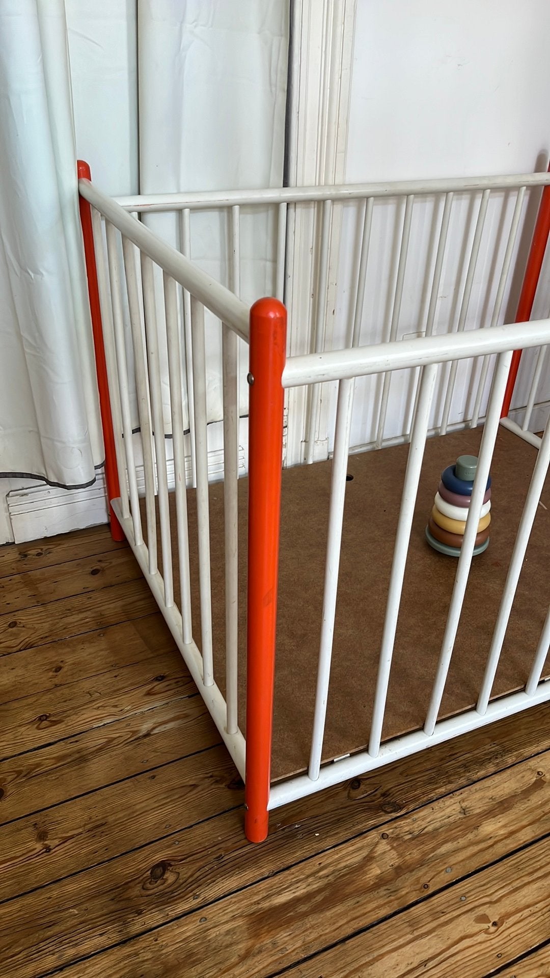 Barrière/ parc pour joue vintage, Comme neuf, Enlèvement, Autres types, 115 cm ou plus