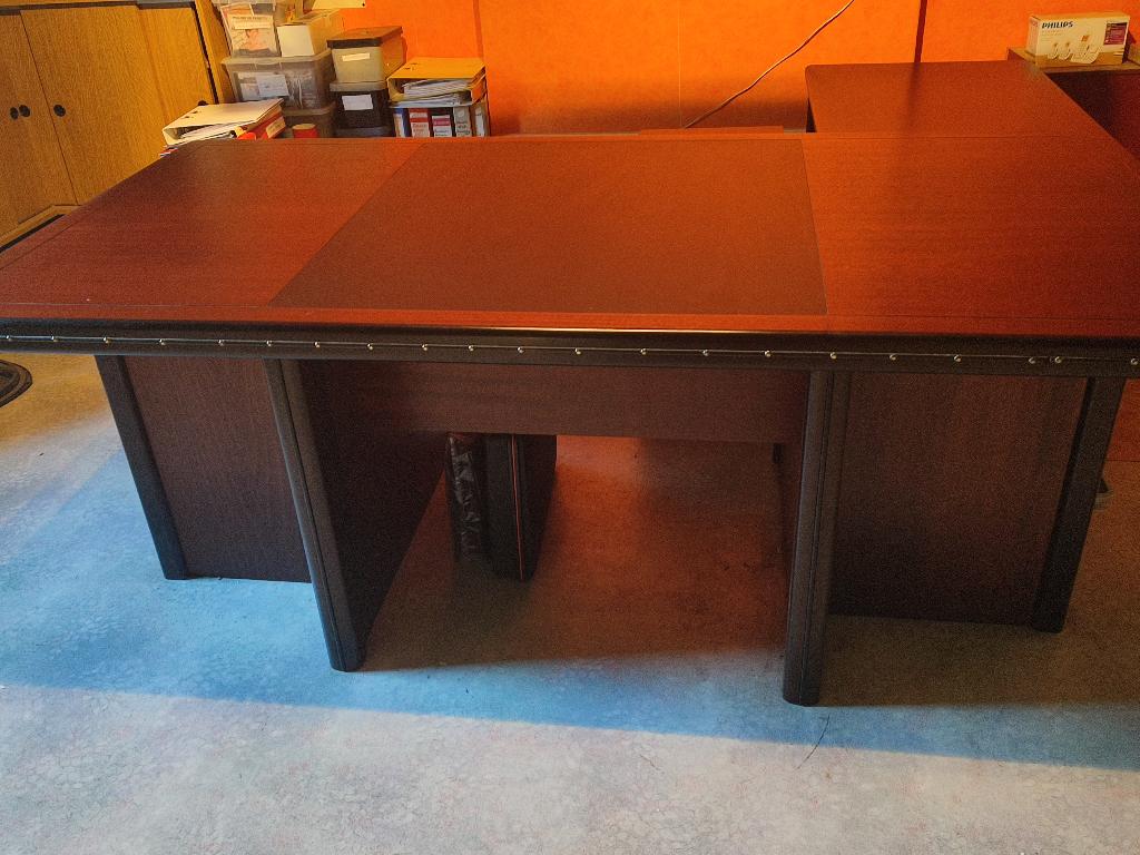 BUREAU DE DIRECTION AVEC RETOUR, Maison & Meubles, Enlèvement, Neuf