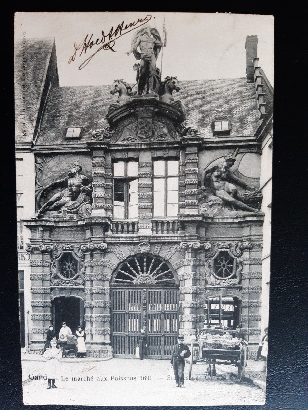 GENT GAND de VISMIJN Marche aux poisson TOP, Verzamelen, Ophalen of Verzenden