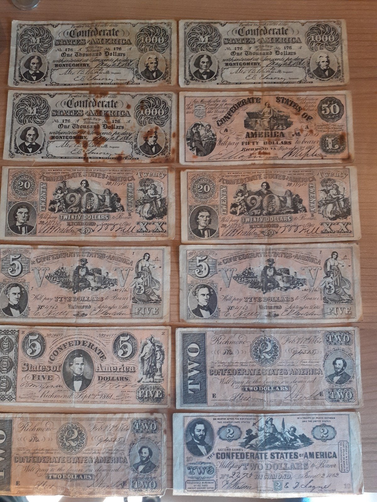 Biljetten  Amerika, Timbres & Monnaies, Enlèvement