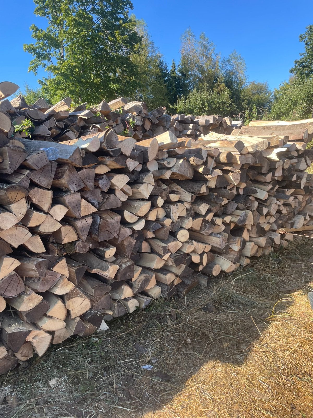 Bois de chauffage sec, Enlèvement