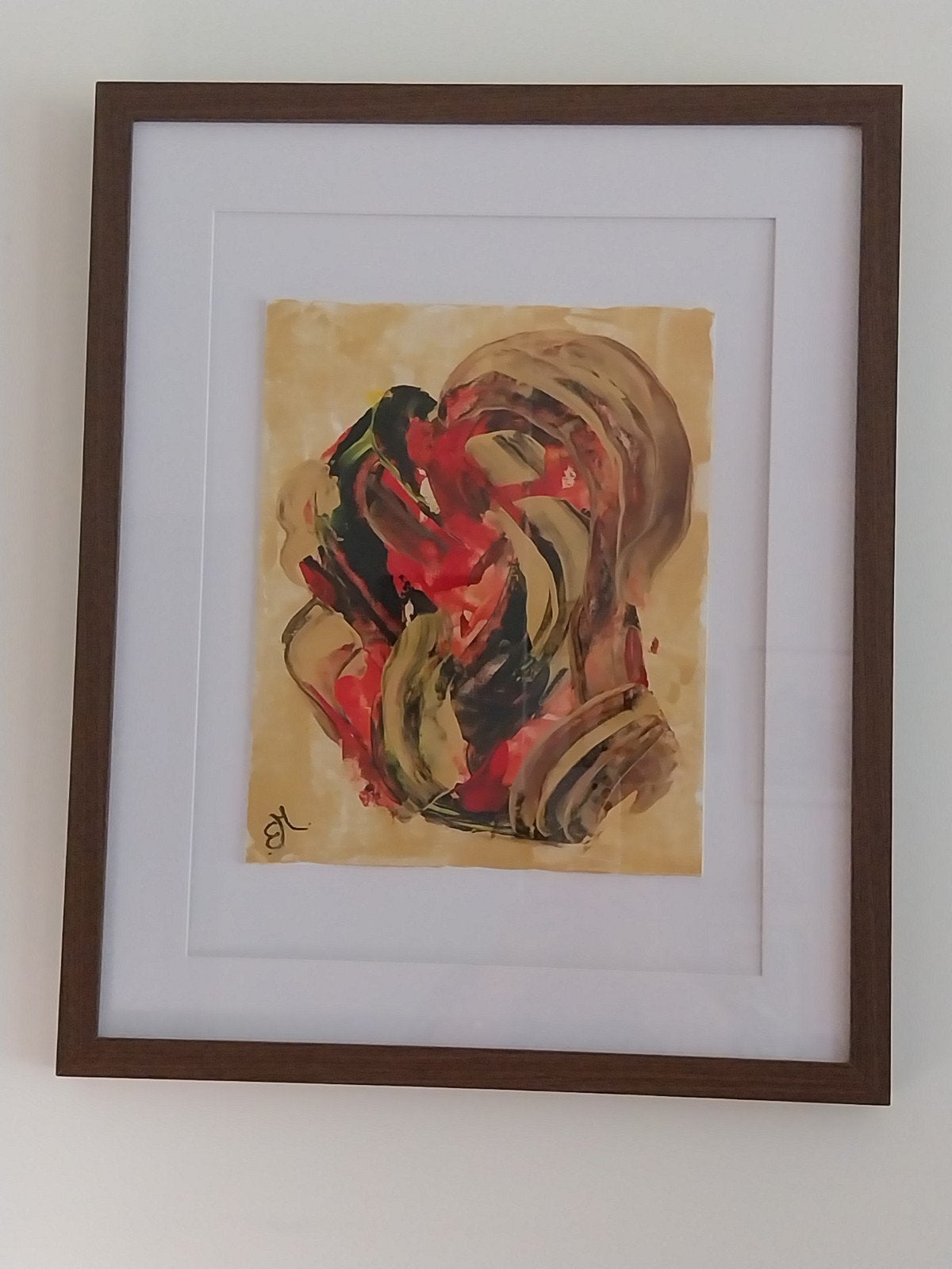 ART RÉALISÉ PAR. ET. PEINTURE ACRYLIQUE ORIGINALE, Enlèvement