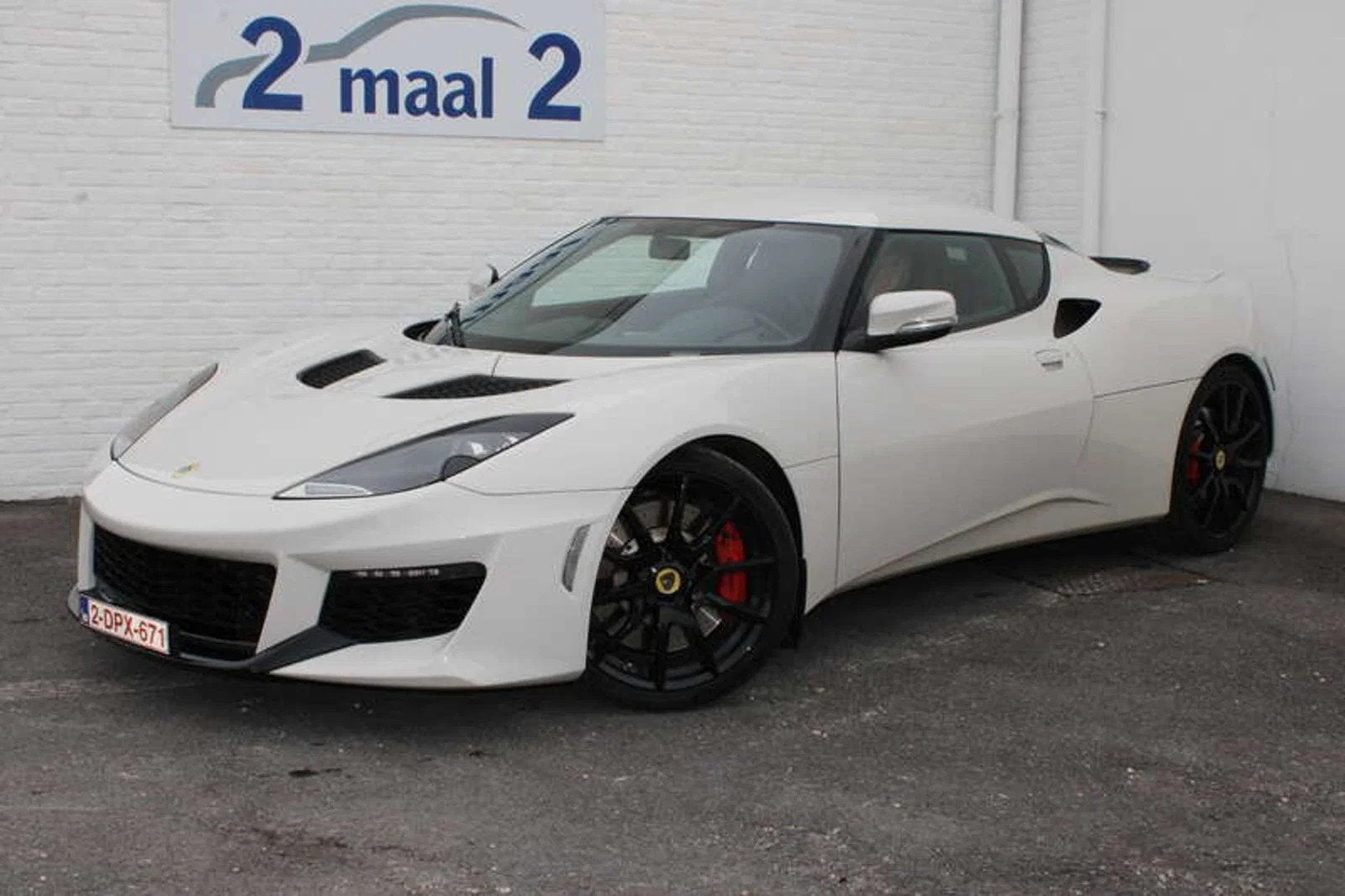 Lotus Evora 400 3.5i V6 2+2 (bj 2016, automaat), Auto's, Automaat, 4 zetels, Parkeersensor, Wit