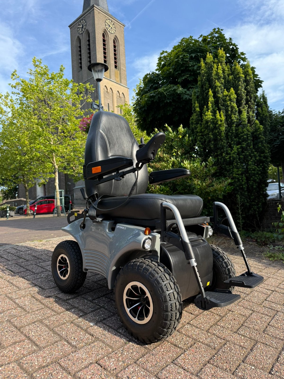 Fauteuil roulant électrique Meyra Optimus 2 15/h..., Enlèvement ou Envoi, Comme neuf, Fauteuil roulant électrique
