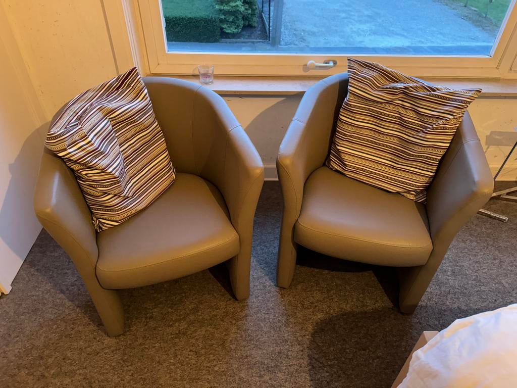 Weba stoelen (2x), Ophalen, Gebruikt, Kunststof