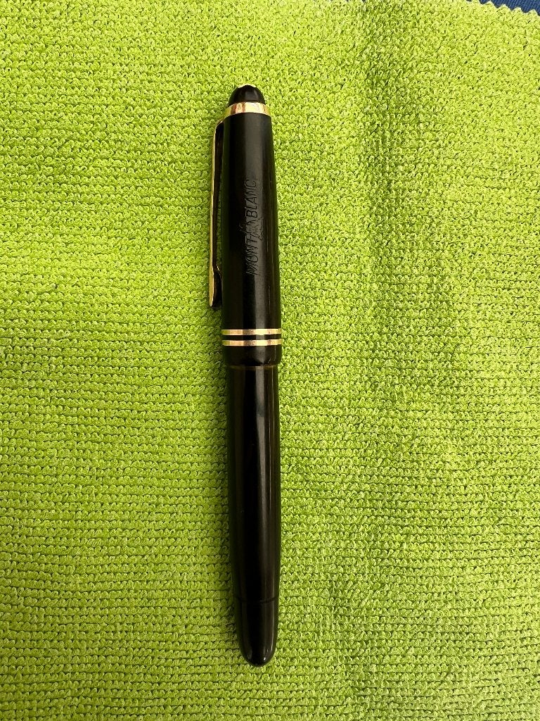 Montblanc 242.G Vulpen Goude Punt 585, Ophalen, Zo goed als nieuw, Vulpen, Mont Blanc