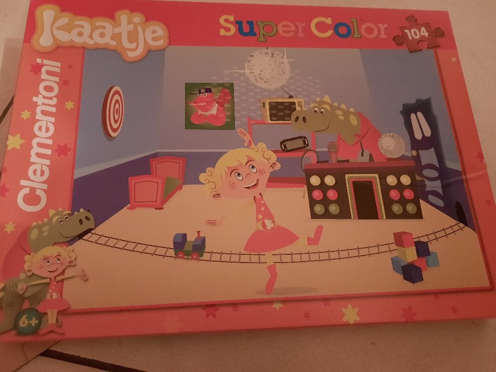 Puzzel Kaatje, Kinderen en Baby's, Speelgoed | Kinderpuzzels, Ophalen, Meer dan 50 stukjes, Gebruikt, 6 jaar of ouder