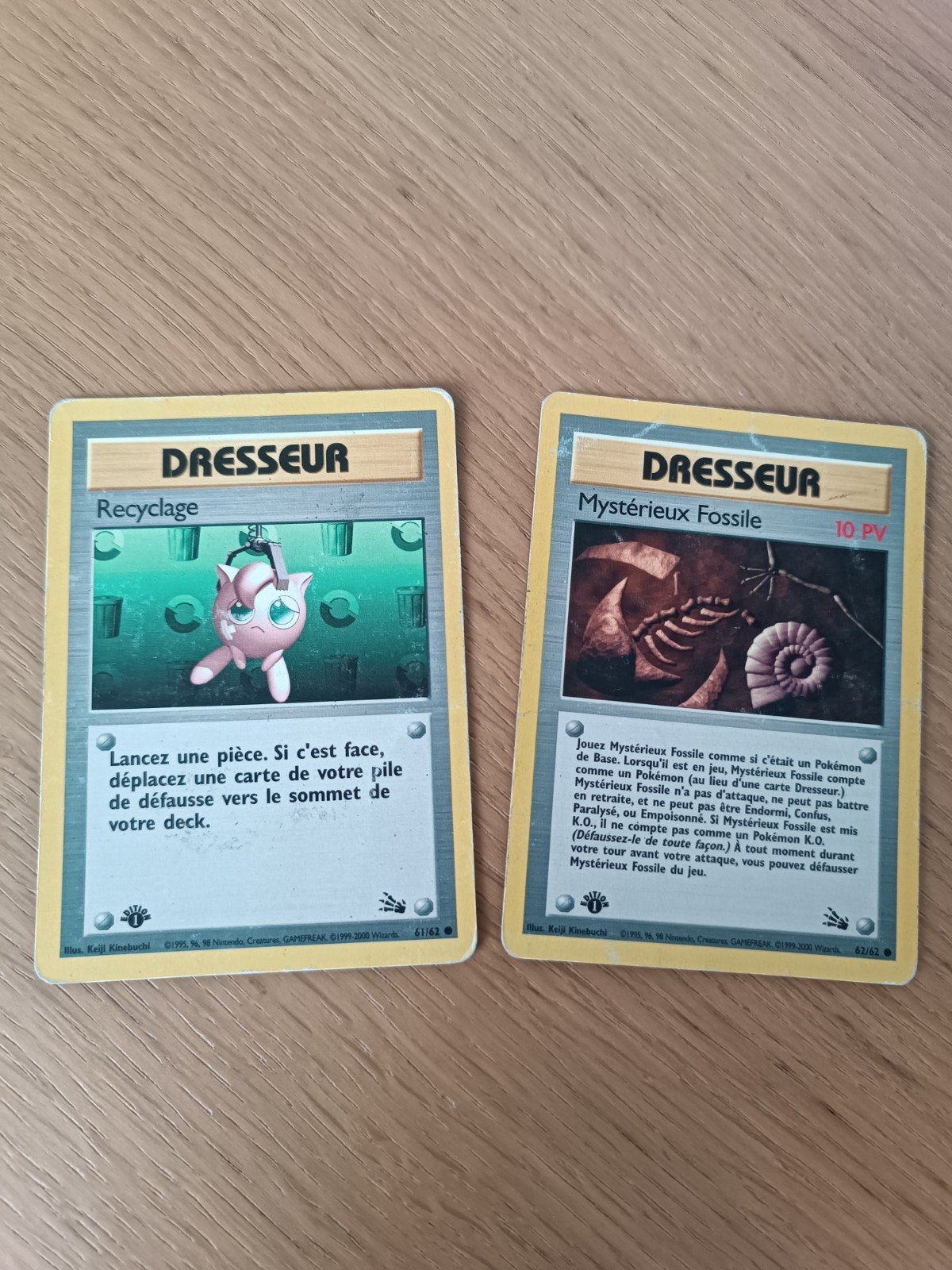 Cartes dresseur première édition, Ophalen of Verzenden, Gebruikt
