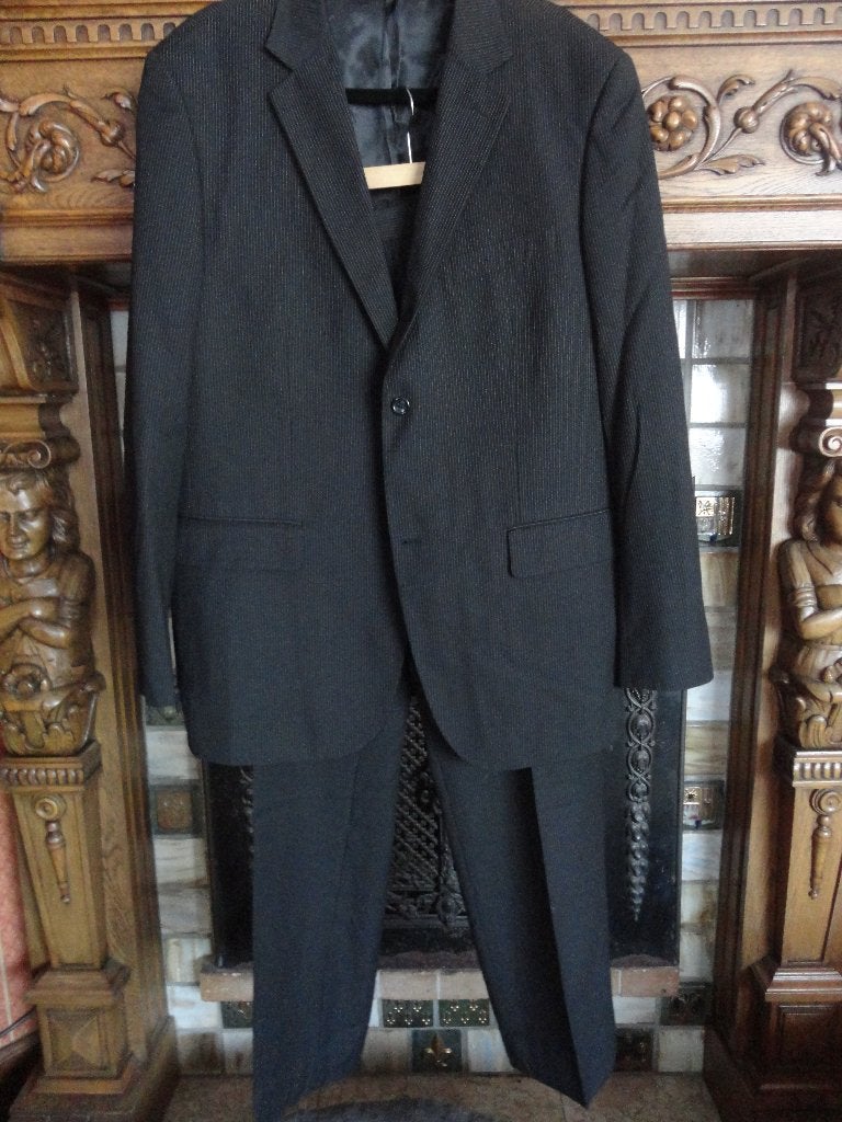 Herenpak maat 58, Kleding | Heren, Ophalen of Verzenden, Gedragen, Maat 56/58 (XL), Zwart