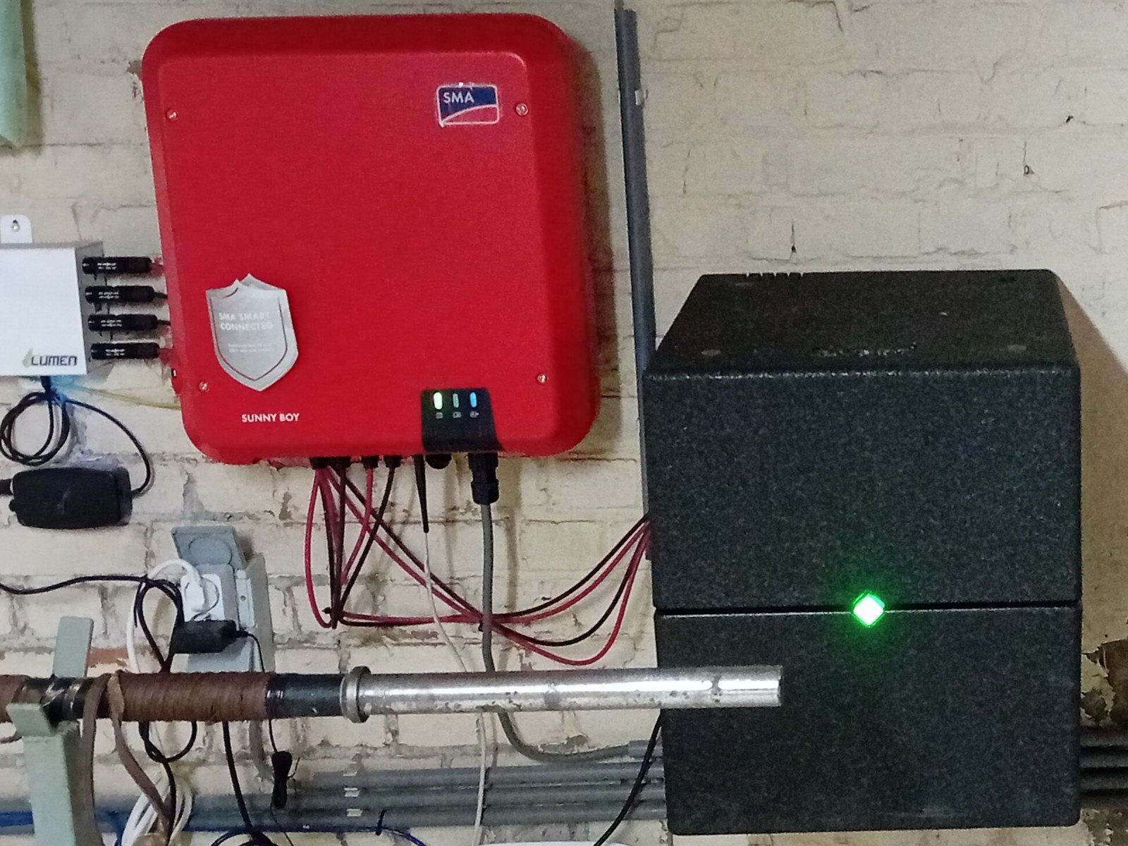 sma omvormer 3kw, Ophalen