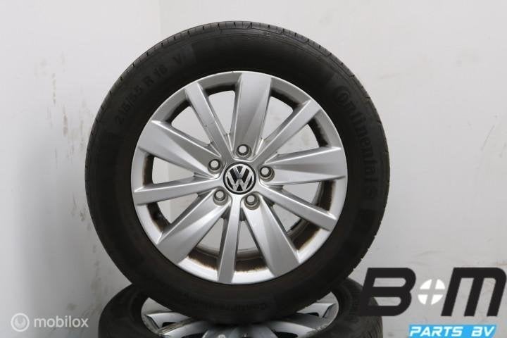 Org 16 inch velgen + banden VW Passat B7 3AA601025, Autos : Pièces & Accessoires, Pneus & Jantes, Pneus et Jantes, Pneus hiver