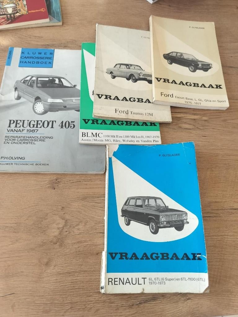 5 x vraagbaak renault ford BLMC, Ophalen of Verzenden