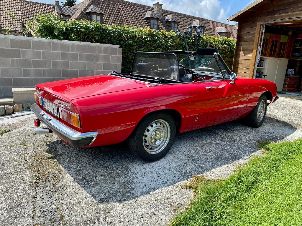 Alfa Romeo Spider, Autos, Rouge, Achat, Cabriolet, Boîte manuelle