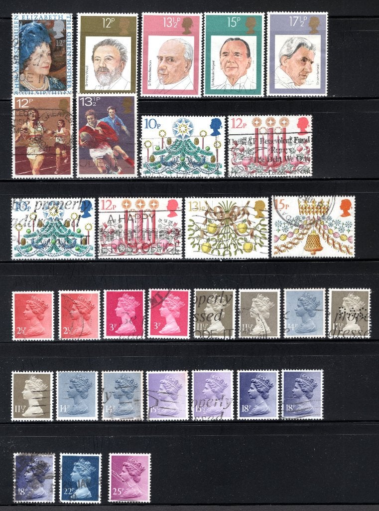 GROOT BRITTANIE Lot 1980 gestempeld, Postzegels en Munten, Postzegels | Europa | UK, Verzenden, Gestempeld