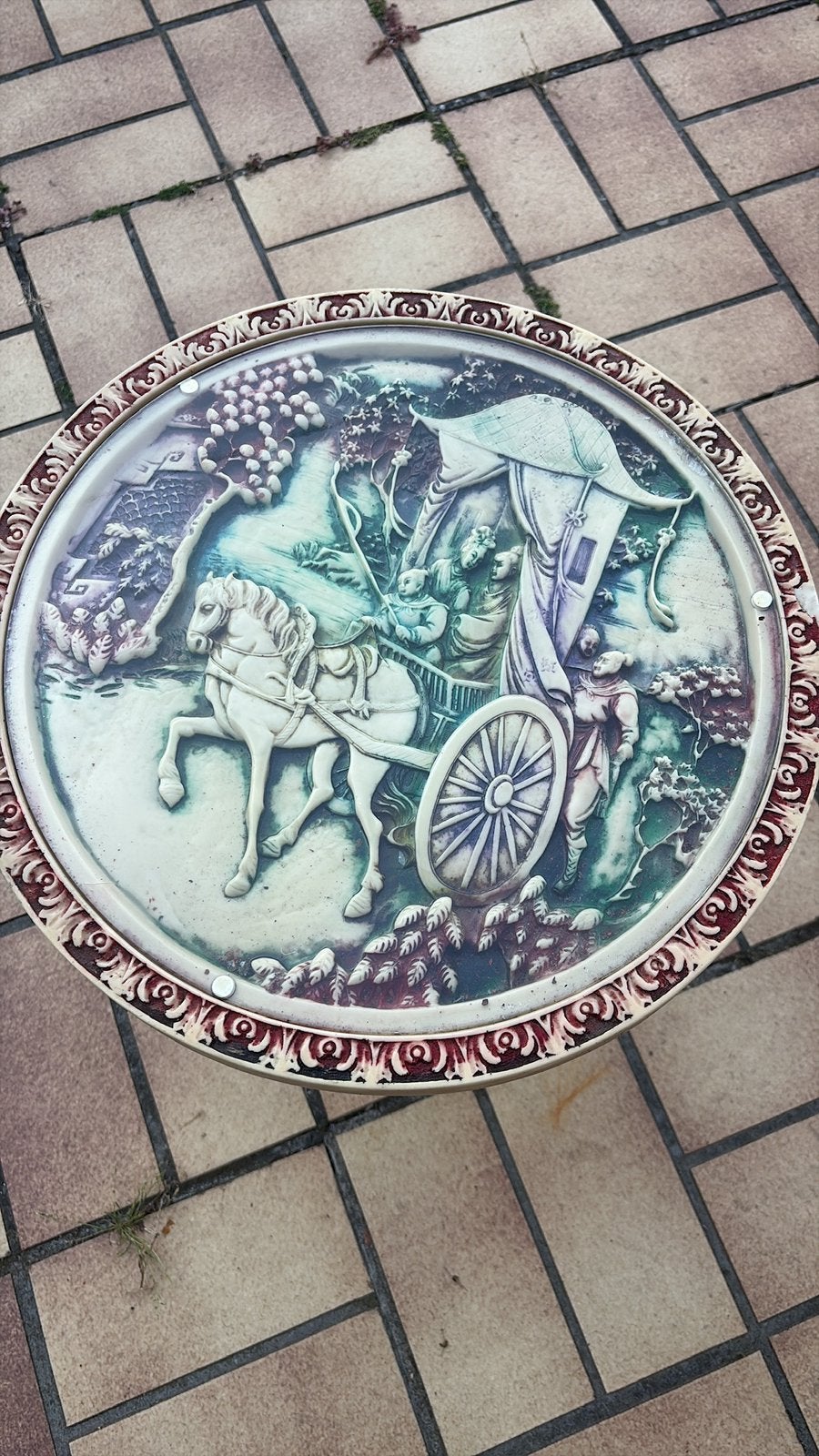 Vintage Oosterse tafel, Enlèvement