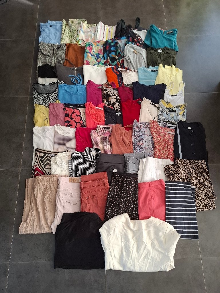 Pakket Dameskledij Maat Medium *** 58 stuks ***, Kleding | Dames, Ophalen of Verzenden, Gedragen, Maat 38/40 (M)