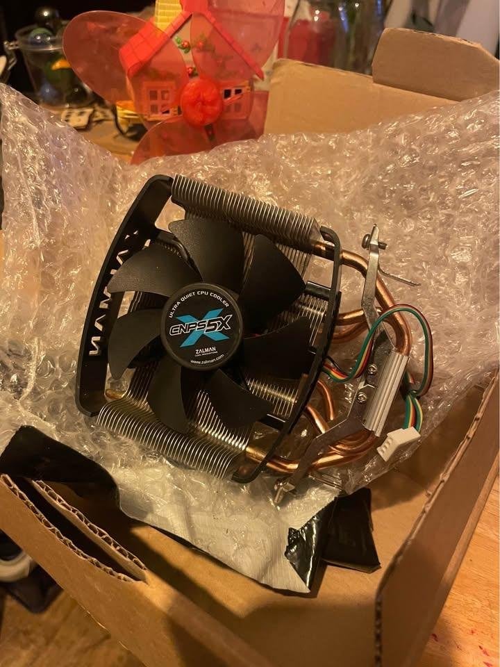 CPU Zalman, Informatique & Logiciels, Enlèvement ou Envoi, Utilisé, Pâte thermique