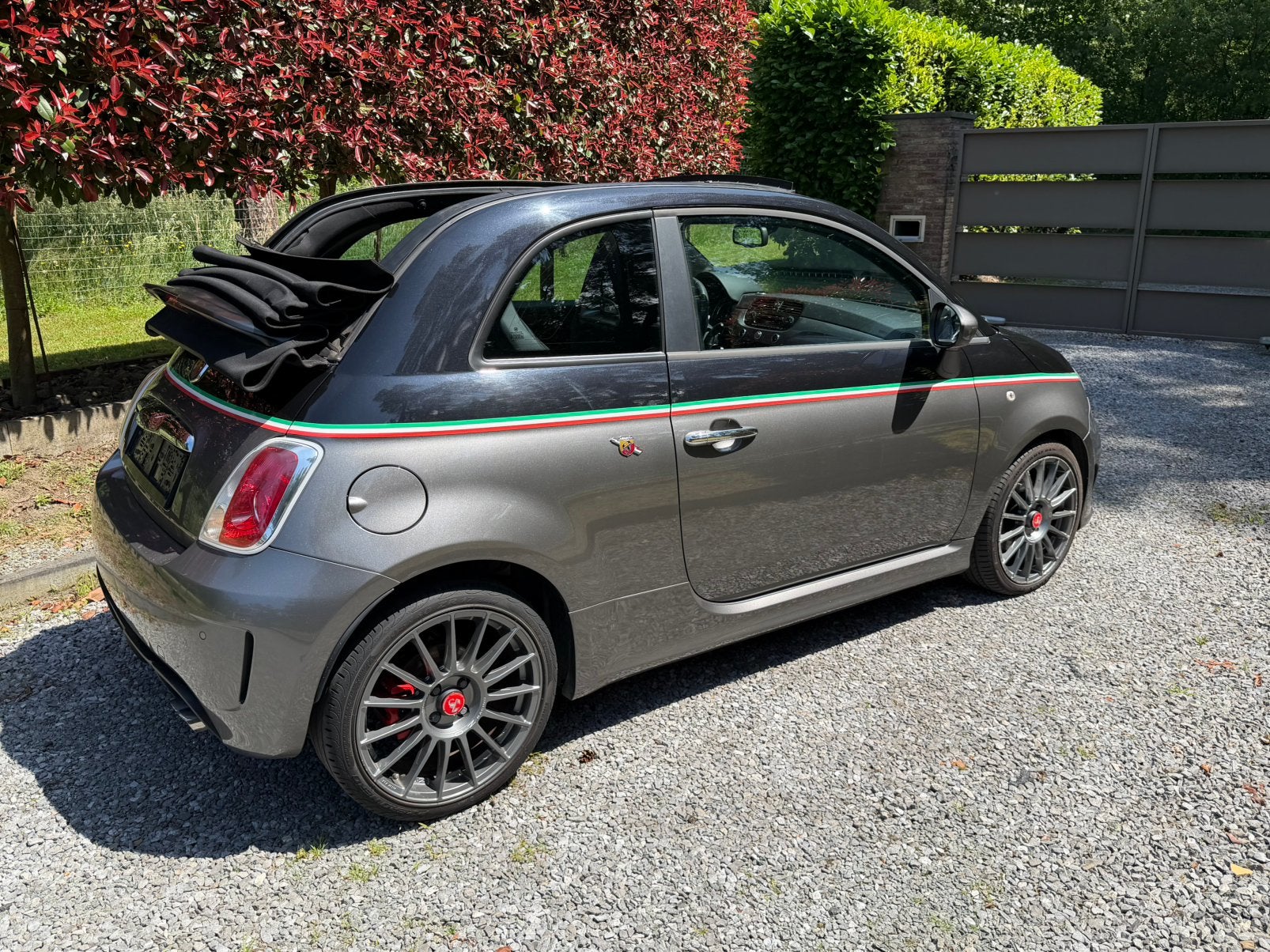 Abarth 595 cabriolet, Cuir, Achat, Cabriolet, Noir