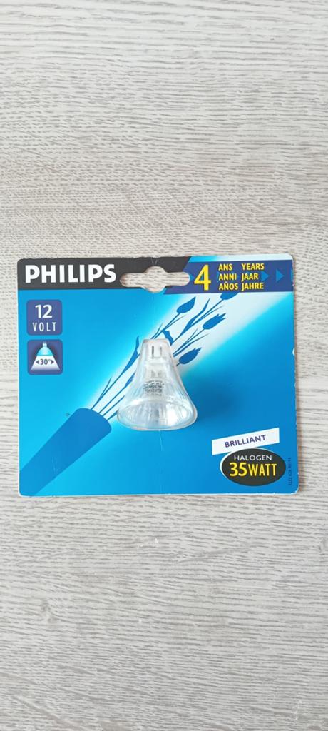 Lampe spot Philips 35 W, Maison & Meubles, Neuf, Bi-pin, Ampoule halogène, 30 à 60 watts
