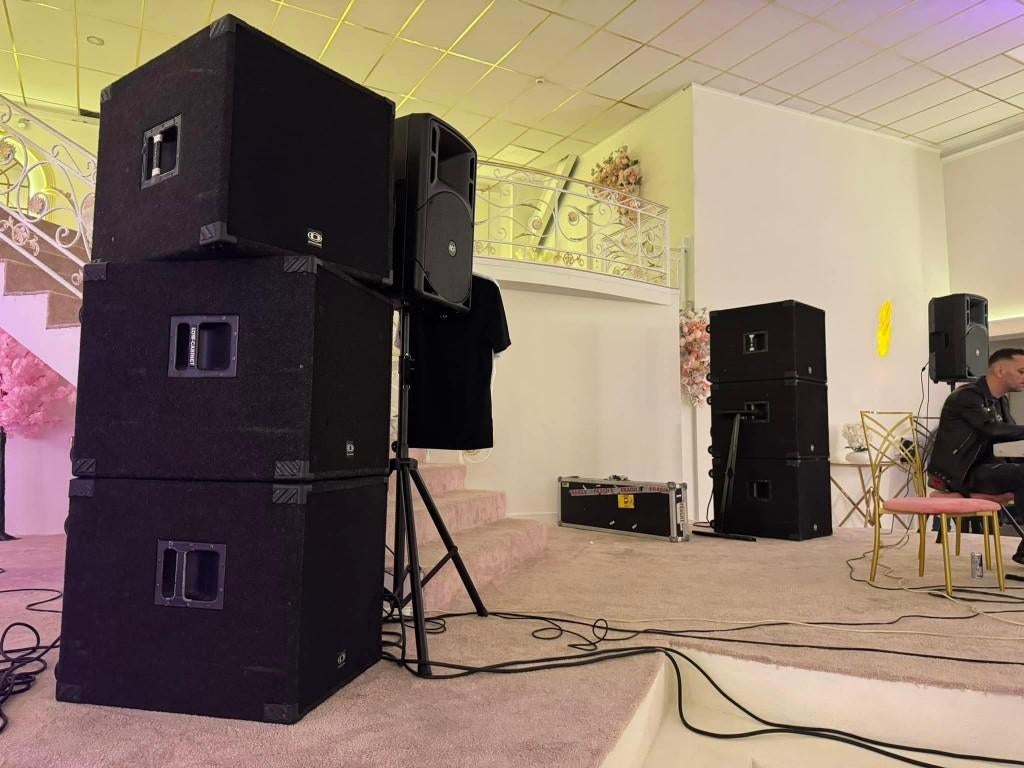 Dynacord installatie te huur for rent, Audio, Tv en Foto, Luidsprekerboxen, Ophalen, Gebruikt